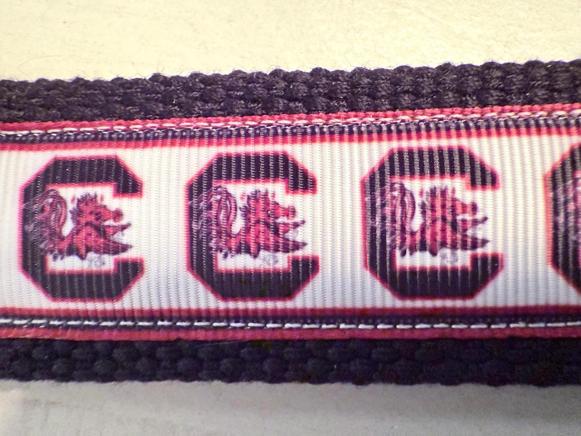 University of South Carolina Gamecocks Cotton Webbing Keychain/Keyfob/Wristlet