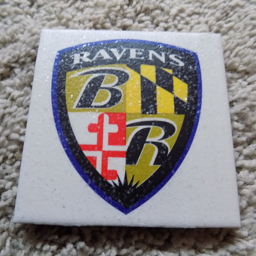 Baltimore Ravens Ceramic Tile Coasters (Set of 4)