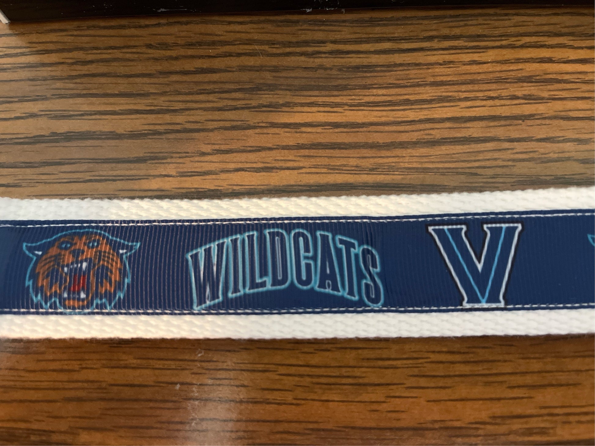 Villanova Wildcats Cotton Webbing Keychain/Keyfob/Wristlet