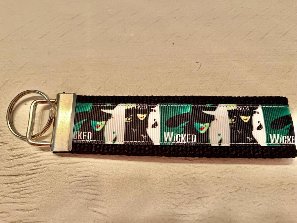 Wicked The Musical Keychain Wristlet – Emerald City Inspired Key Fob
