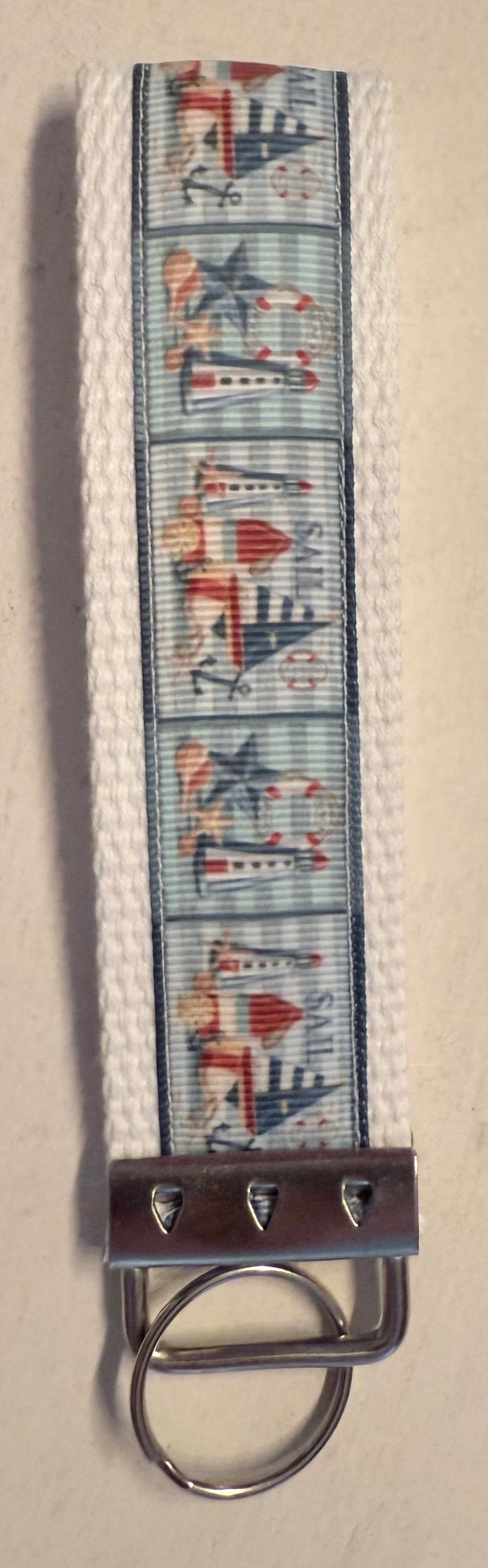 Lighthouses and Sailing Nautical Keychain