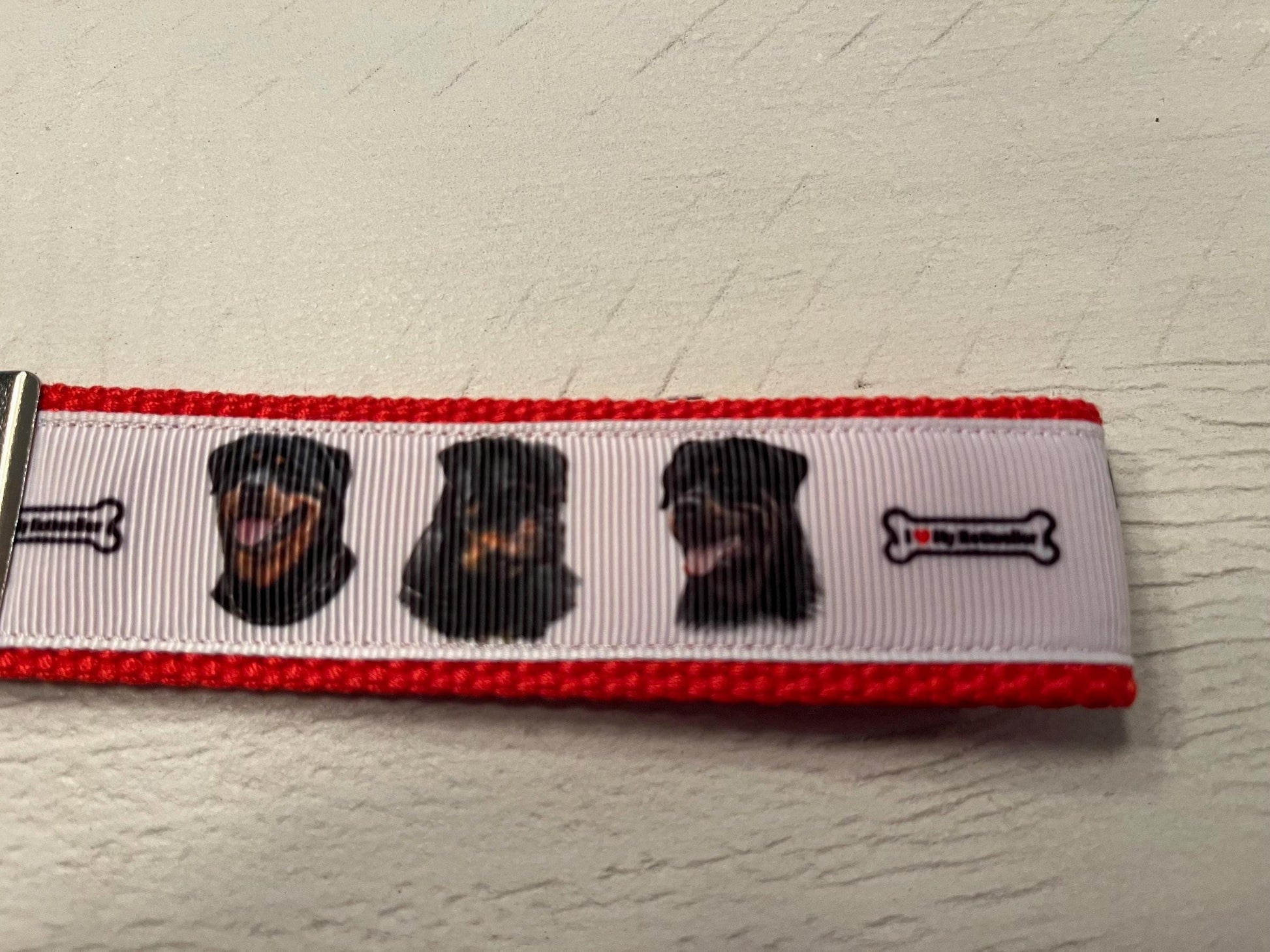Rottweiler Dog Lover Keychain Wristlet