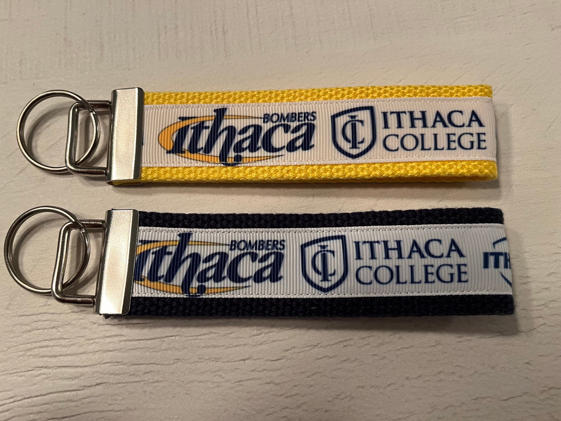 Ithaca College Bombers Keychain/ Keyfob/ Wristlet