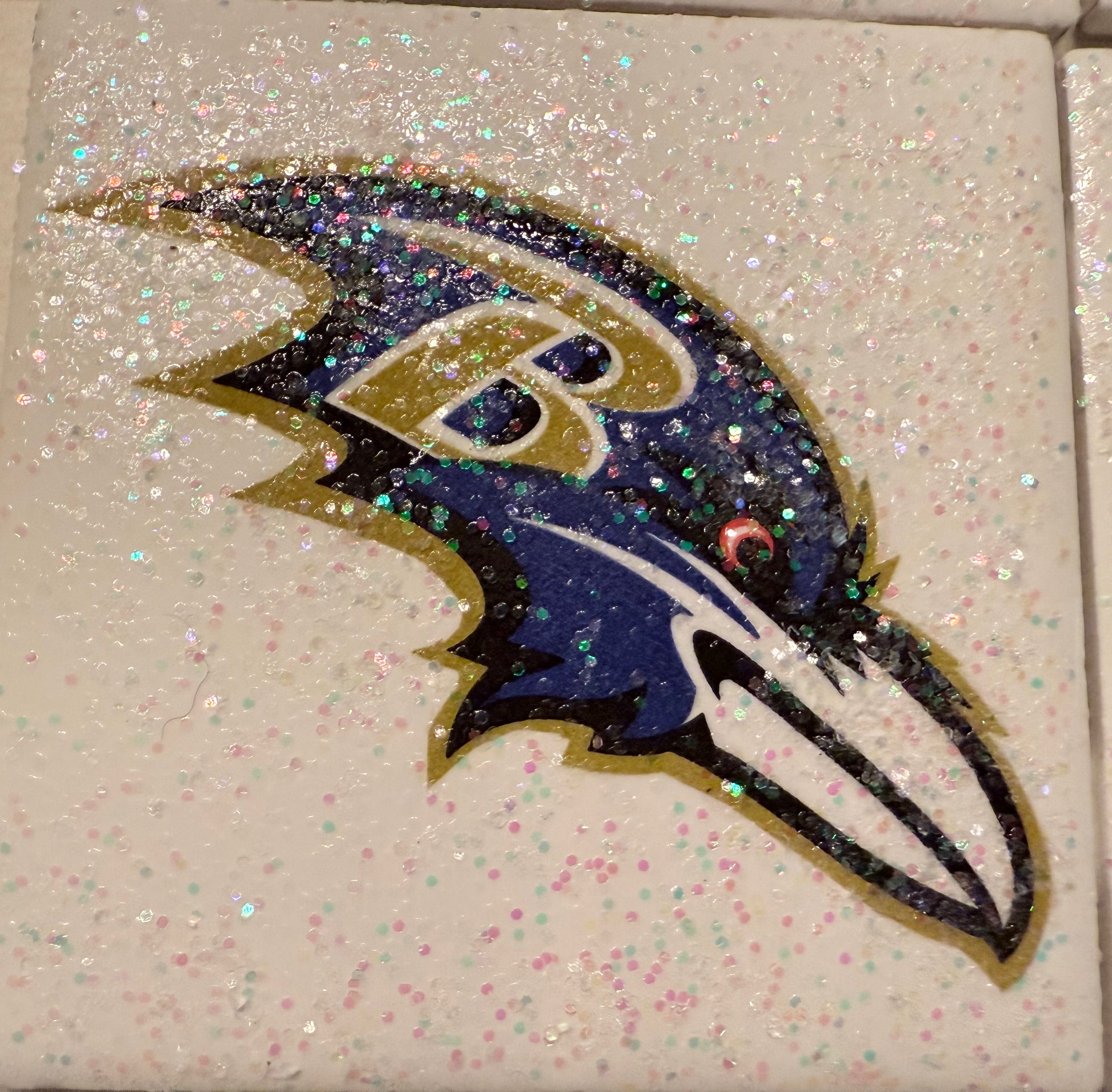 Baltimore Ravens Ceramic Tile Coasters (Set of 4)