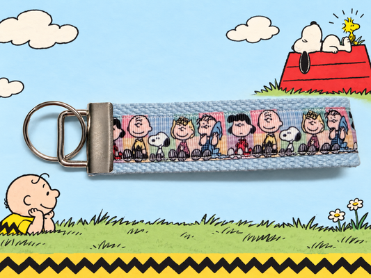 Peanuts Gang Wristlet Keychain