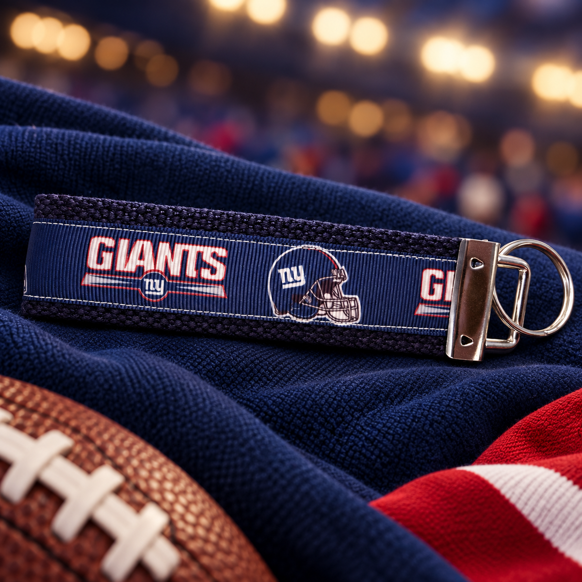 New York Giants Wristlet Keychain