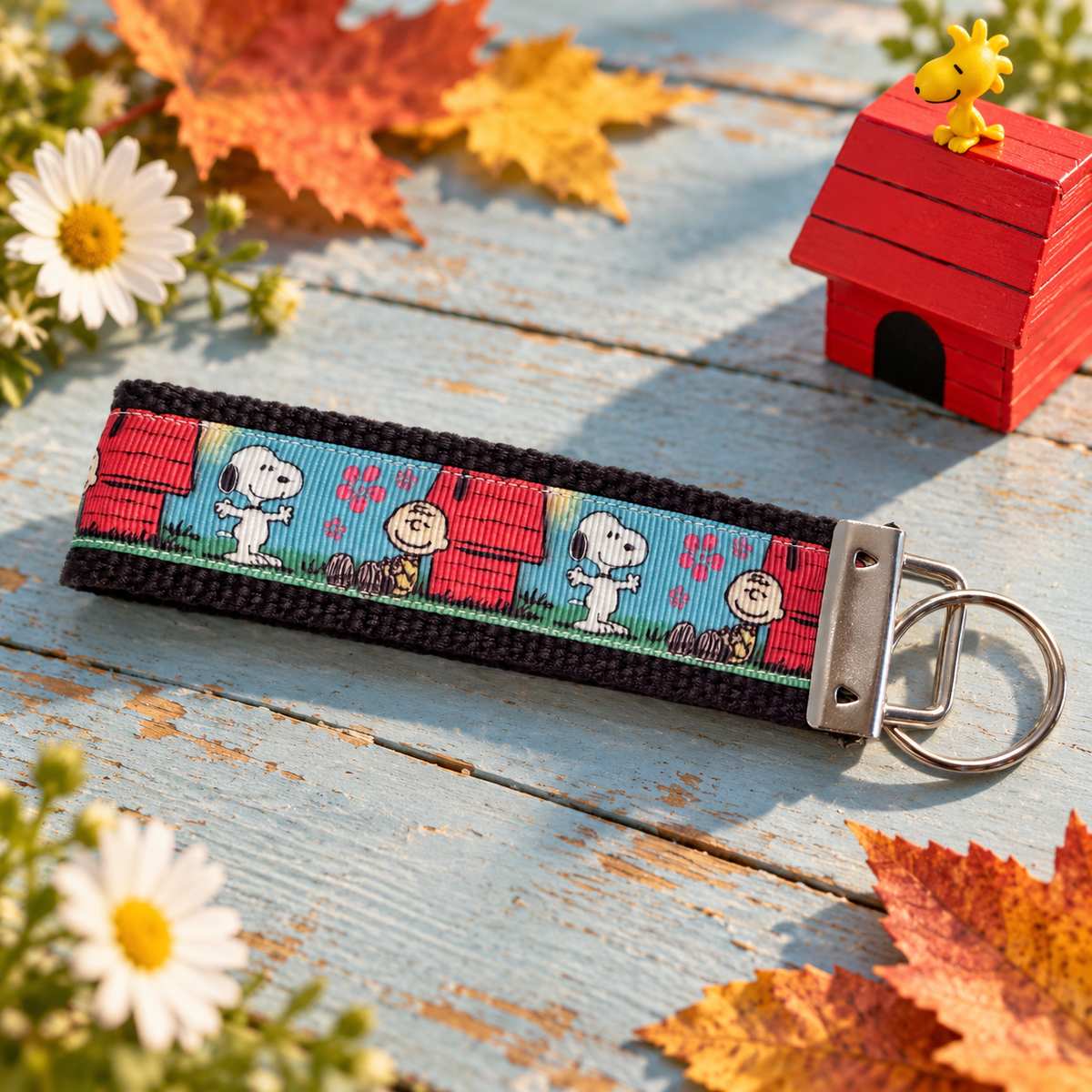 Snoopy & Charlie Brown Keychain