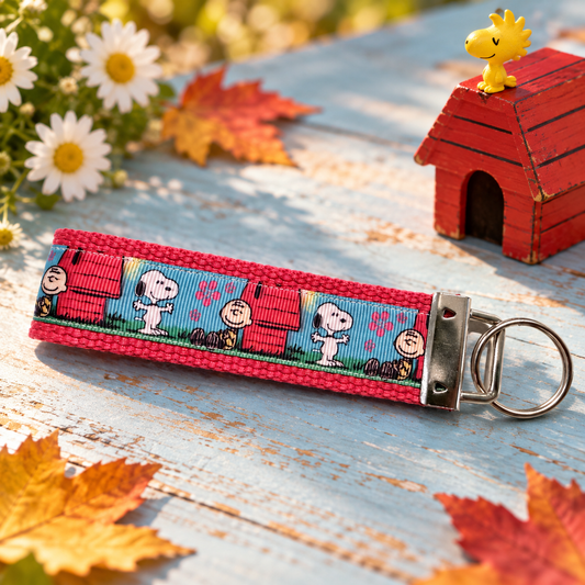 Snoopy & Charlie Brown Keychain