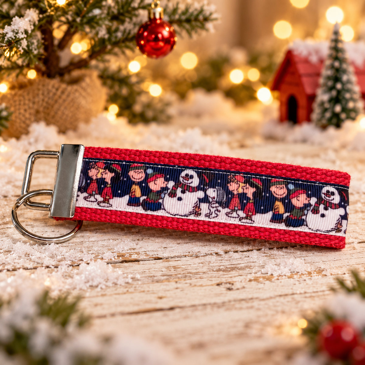 Peanuts Christmas Keychain