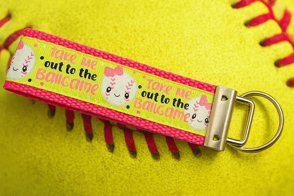 Take Me Out to the Ballgame Keychain