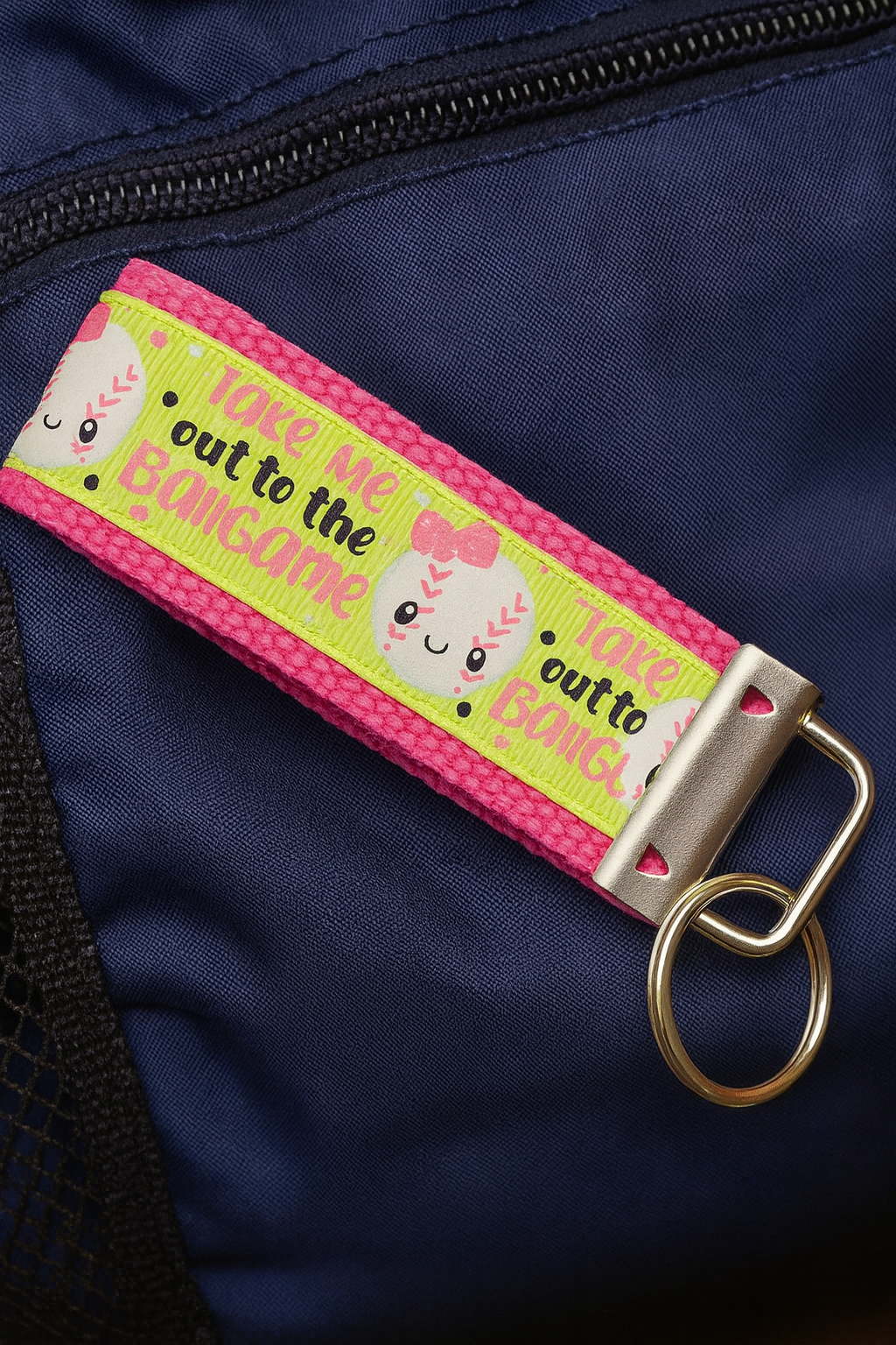 Take Me Out to the Ballgame Keychain