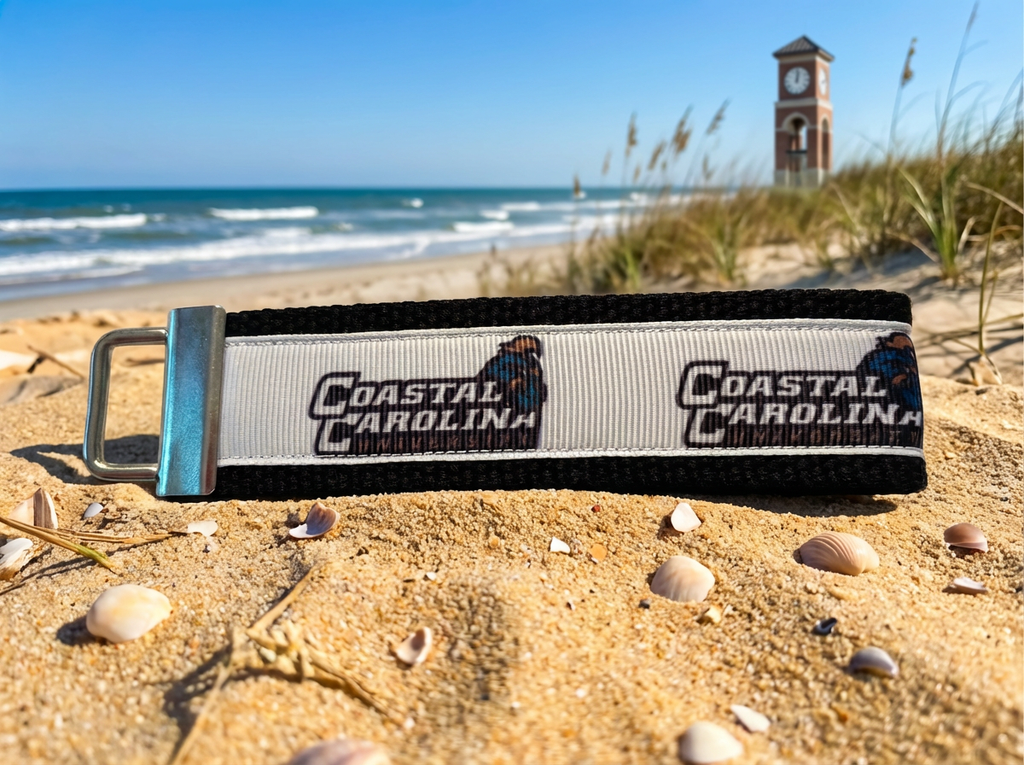 🏖️ Coastal Carolina University Keychain – CCU Chanticleers Lanyard Strap Keychain