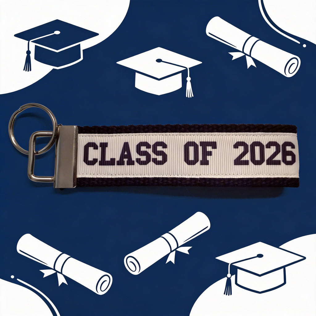 🎓 Class of 2026 Graduation Keychain — Senior Gift, Grad Keepsake, Backpack Tag, New Driver Gift