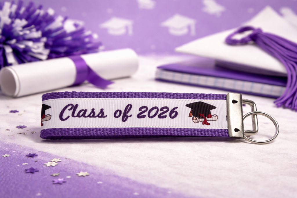 🎓 Class of 2026 Graduation Keychain — Senior Gift, Grad Keepsake, Backpack Tag, New Driver Gift