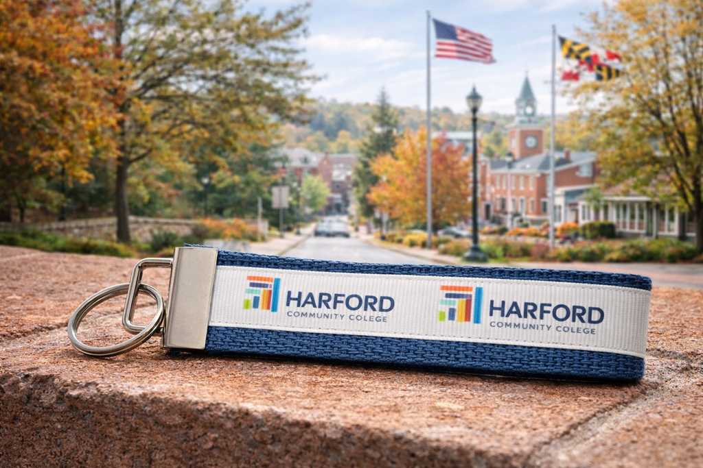 Harford Community College Keychain | HCC Student Key Fob | Bel Air Maryland College Keychain | Alumni & Graduation Gift