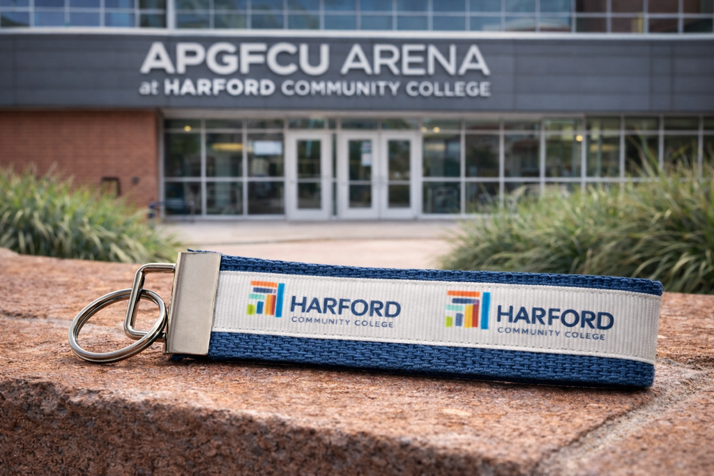 Harford Community College Keychain | HCC Student Key Fob | Bel Air Maryland College Keychain | Alumni & Graduation Gift