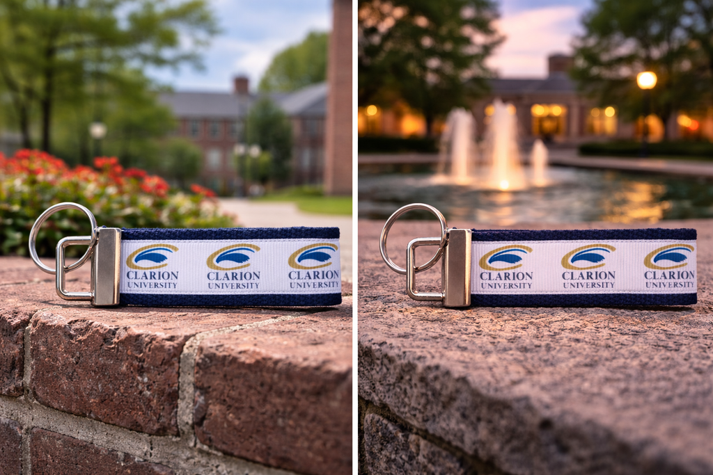 Clarion University Keychain | College Key Fob | Clarion Golden Eagles Gift | Alumni Gift | College Student Keychain | Pennsylvania College Keychain