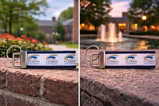 Clarion University Keychain | College Key Fob | Clarion Golden Eagles Gift | Alumni Gift | College Student Keychain | Pennsylvania College Keychain