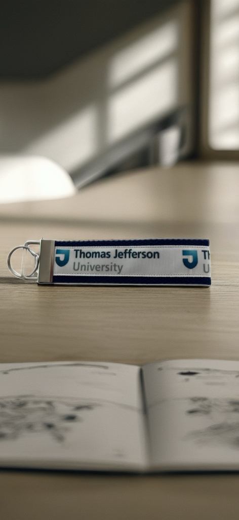 🎓 Thomas Jefferson University Wristlet Keychain – School Pride You Can Carry Anywhere