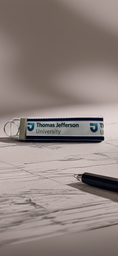 🎓 Thomas Jefferson University Wristlet Keychain – School Pride You Can Carry Anywhere