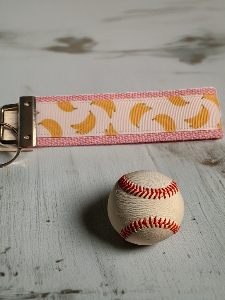 Banana Vibes Keychain – Inspired by Baseball Fun & Summer Energy