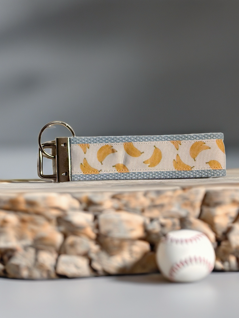 Banana Vibes Keychain – Inspired by Baseball Fun & Summer Energy