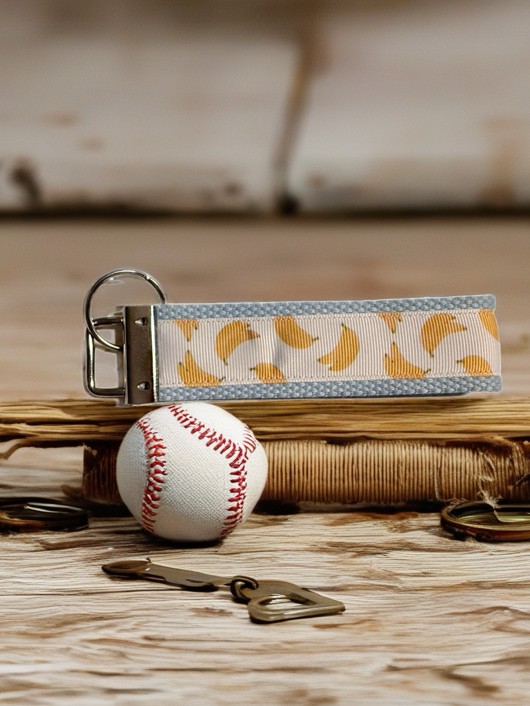 Banana Vibes Keychain – Inspired by Baseball Fun & Summer Energy