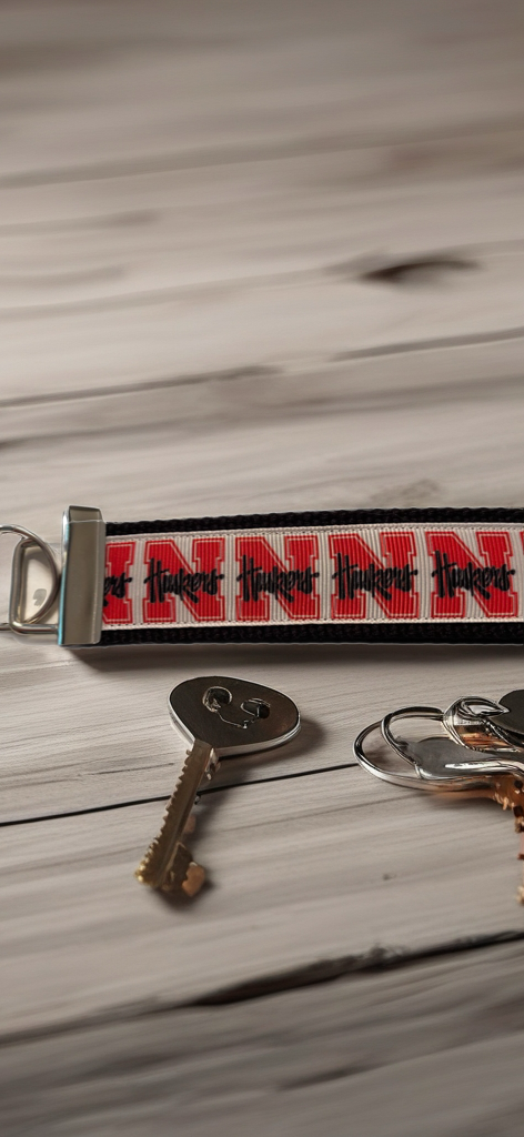 Nebraska Cornhuskers Wristlet Keychain – Go Big Red!