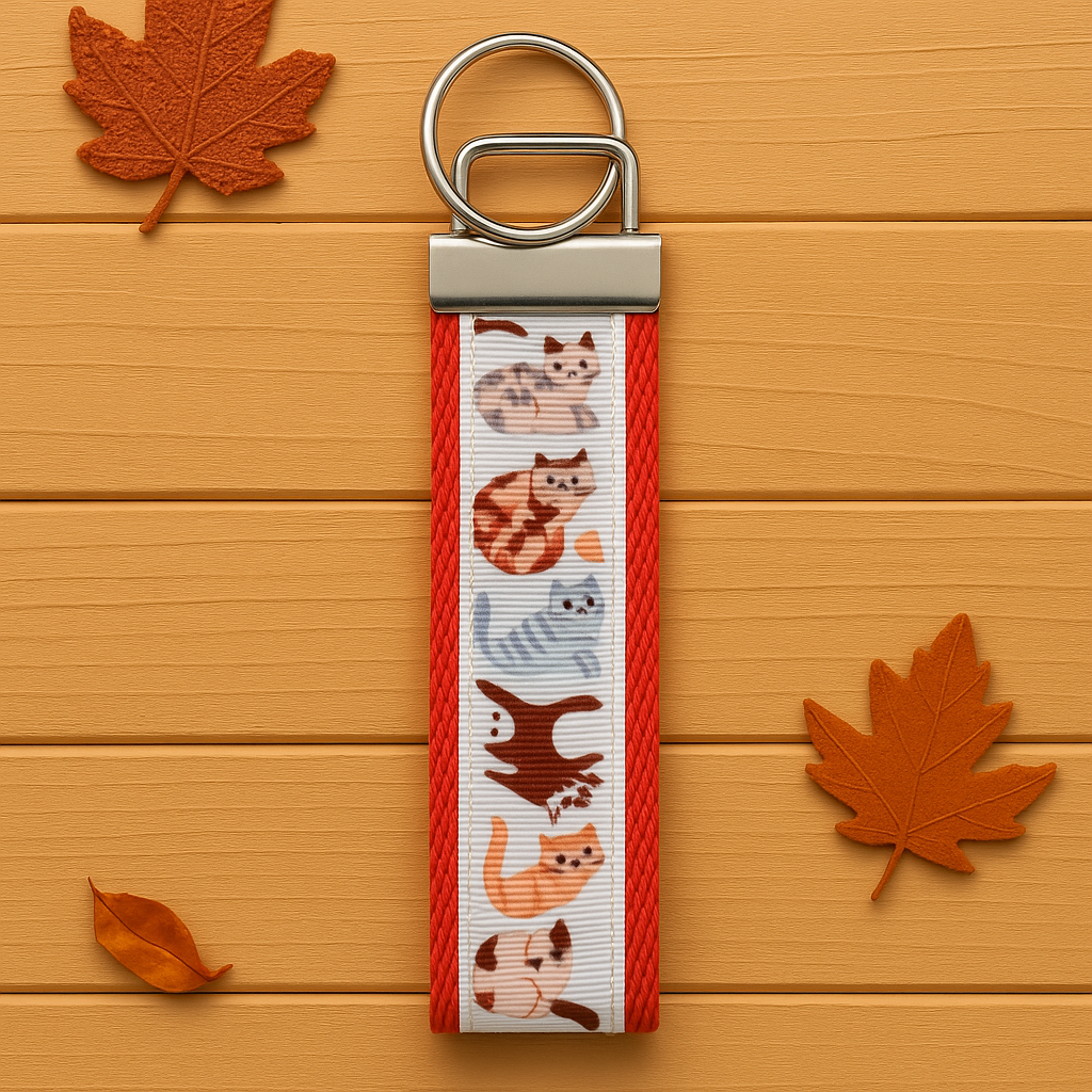 Playful Cats Keychain