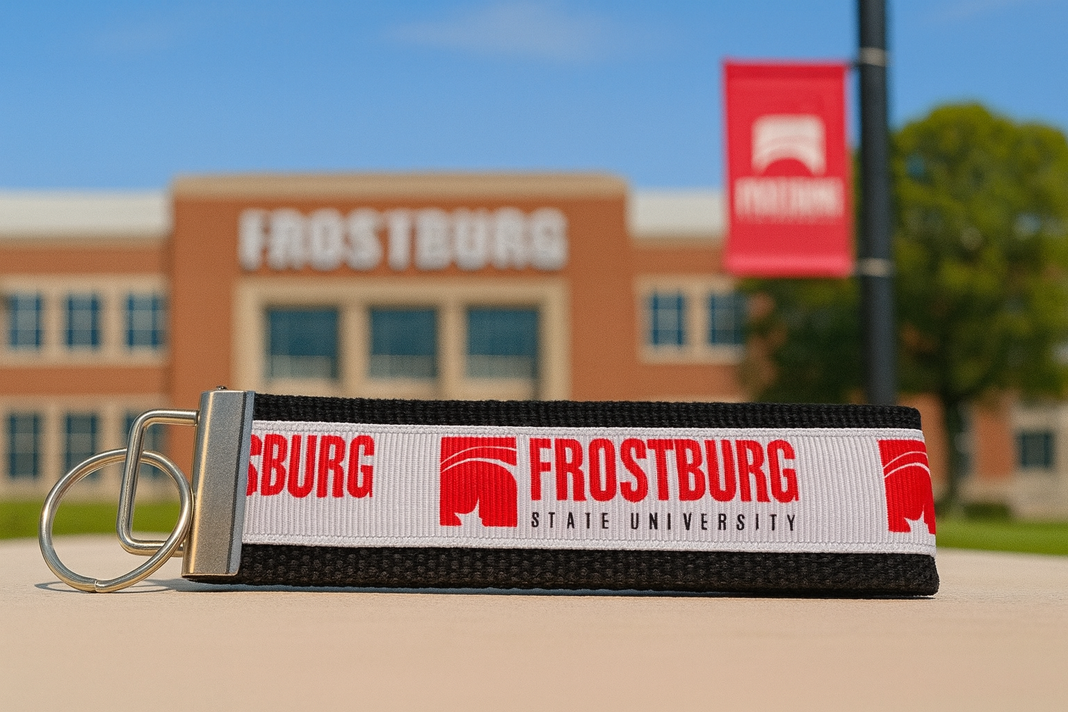 Frostburg State University Wristlet Keychain – Bobcats Fan Gift
