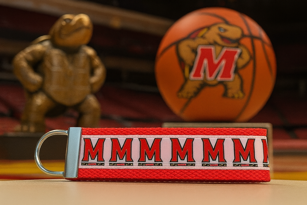 University of Maryland Wristlet Keychain – Terps Fan Gift