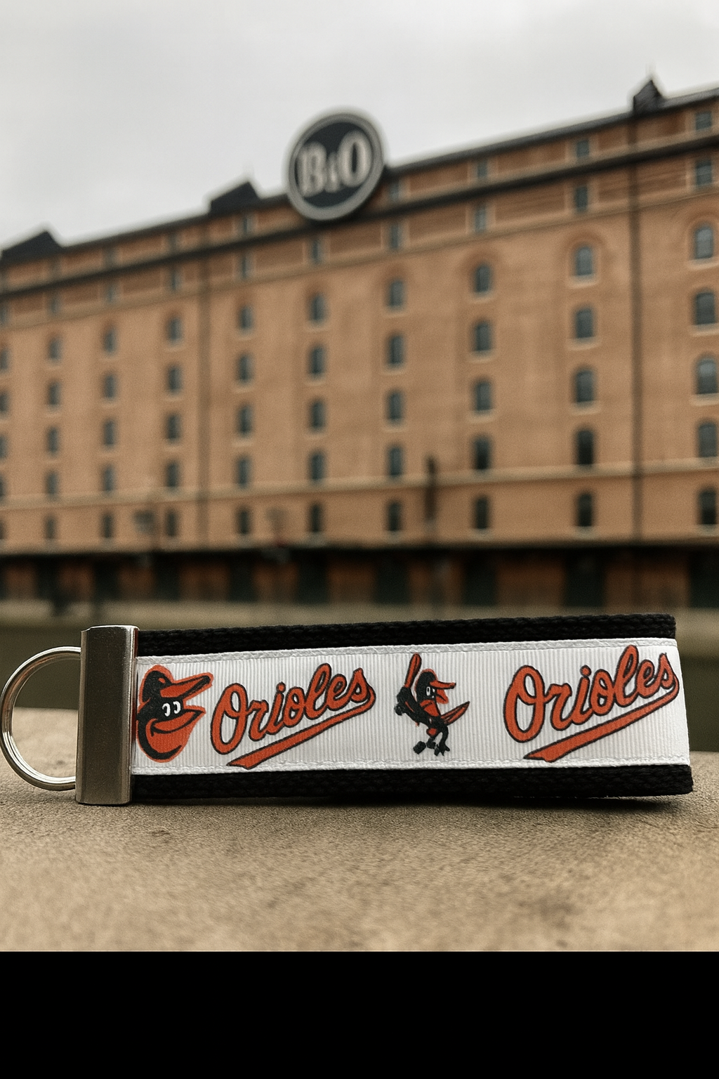 Baltimore Orioles Keychain Wristlet – Official Team Colors, Durable Fabric, Perfect for Game Day