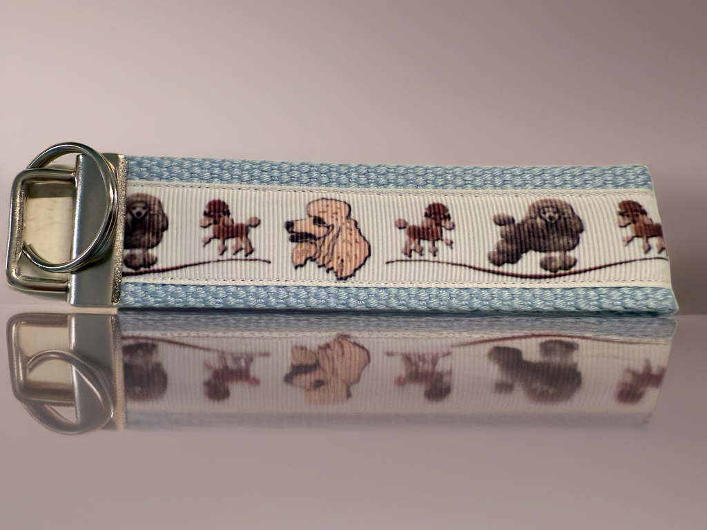 Poodle Lovers Keychain Wristlet – Durable & Stylish Accessory