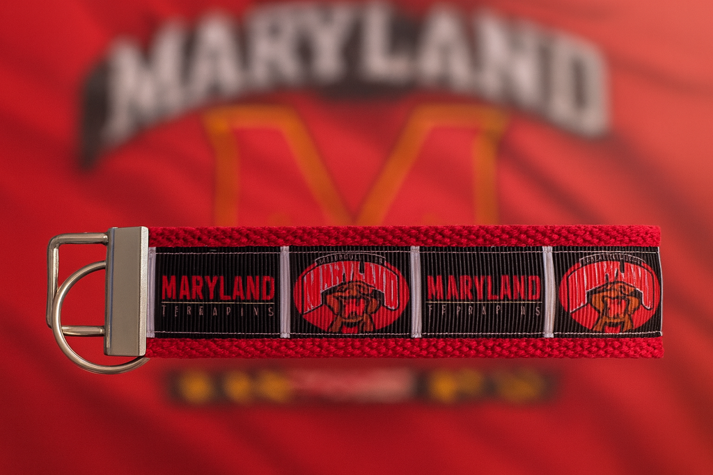 University of Maryland Testudo Wristlet Keychain – Terps Fan Gift