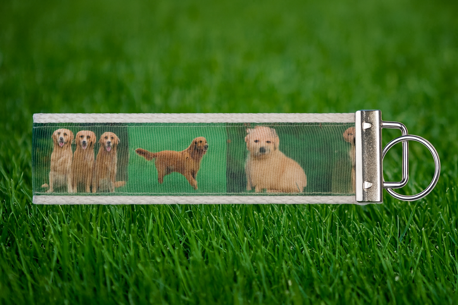 Golden Retriever Keychain – Dog Lover Gift, Puppy Key Fob, Retriever Accessory