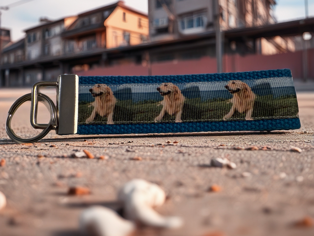 Golden Retriever Keychain – Dog Lover Gift, Retriever Puppy Key Fob, Pet Parent Accessory