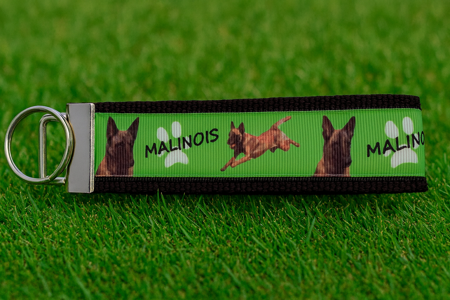 Belgian Malinois Keychain – Malinois Dog Lover Gift, Puppy Key Fob, Working Dog Accessory