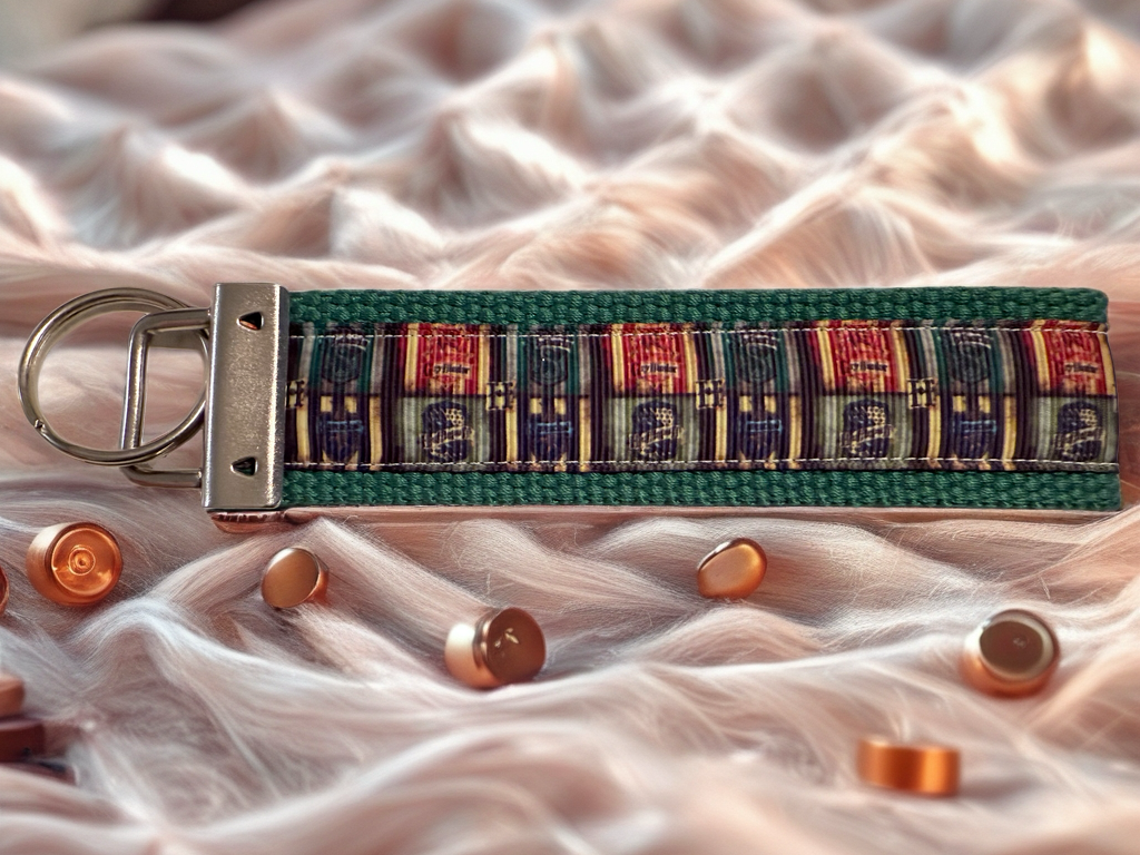 Harry Potter-Inspired Keychain Wristlet – Book Lover Gift, Wizarding World Accessories