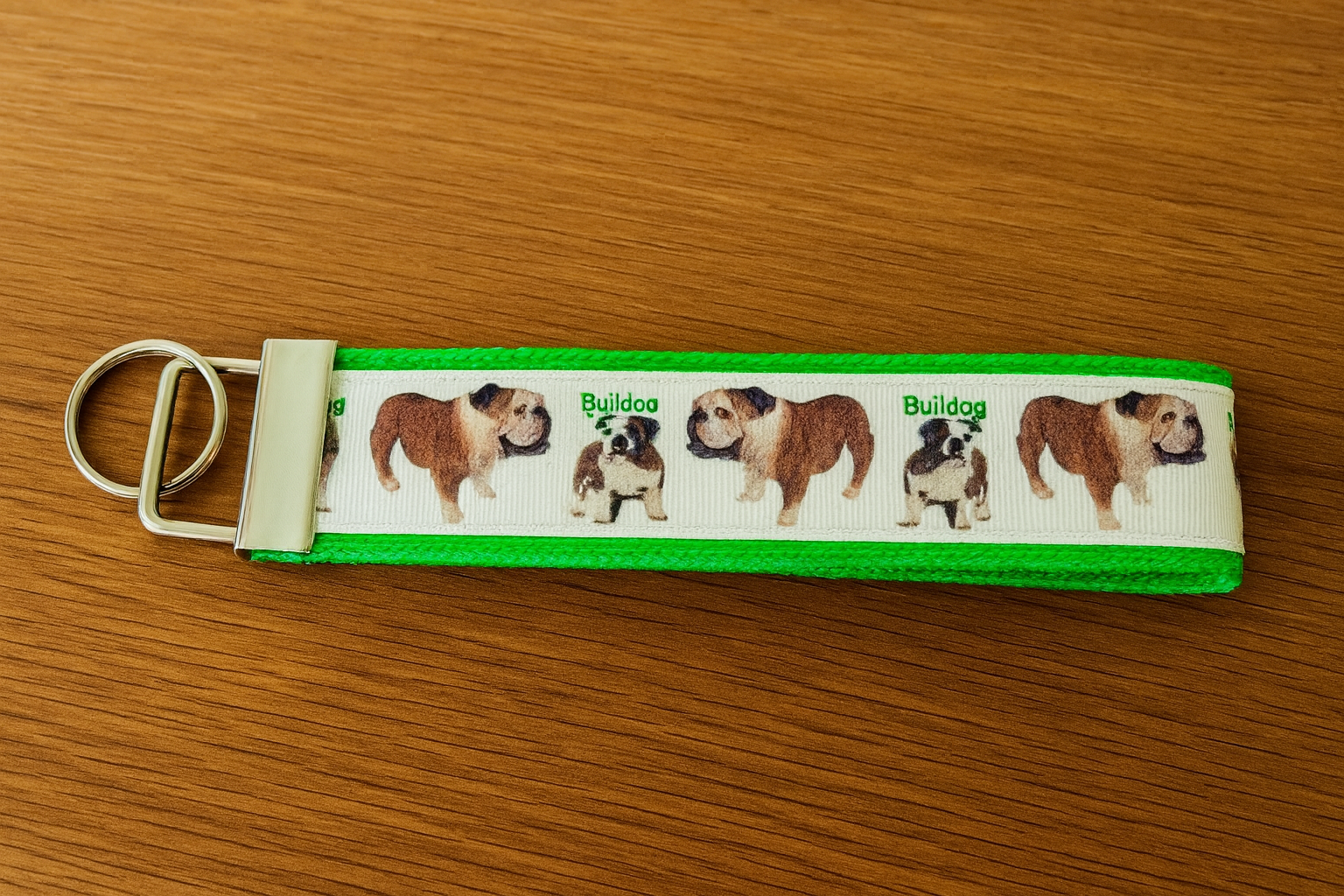 Bulldog keychain