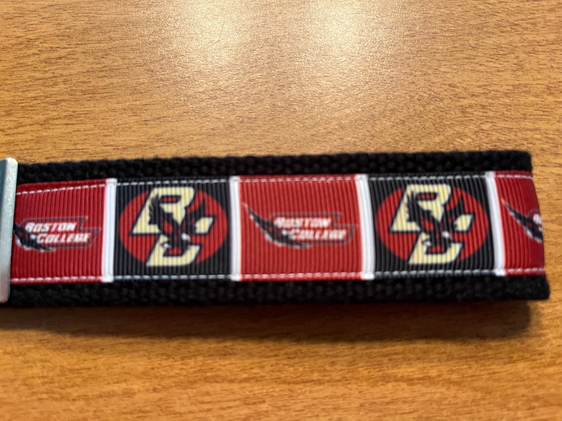 Boston College Cotton Webbing Keychain, Keyfob, Wristlet