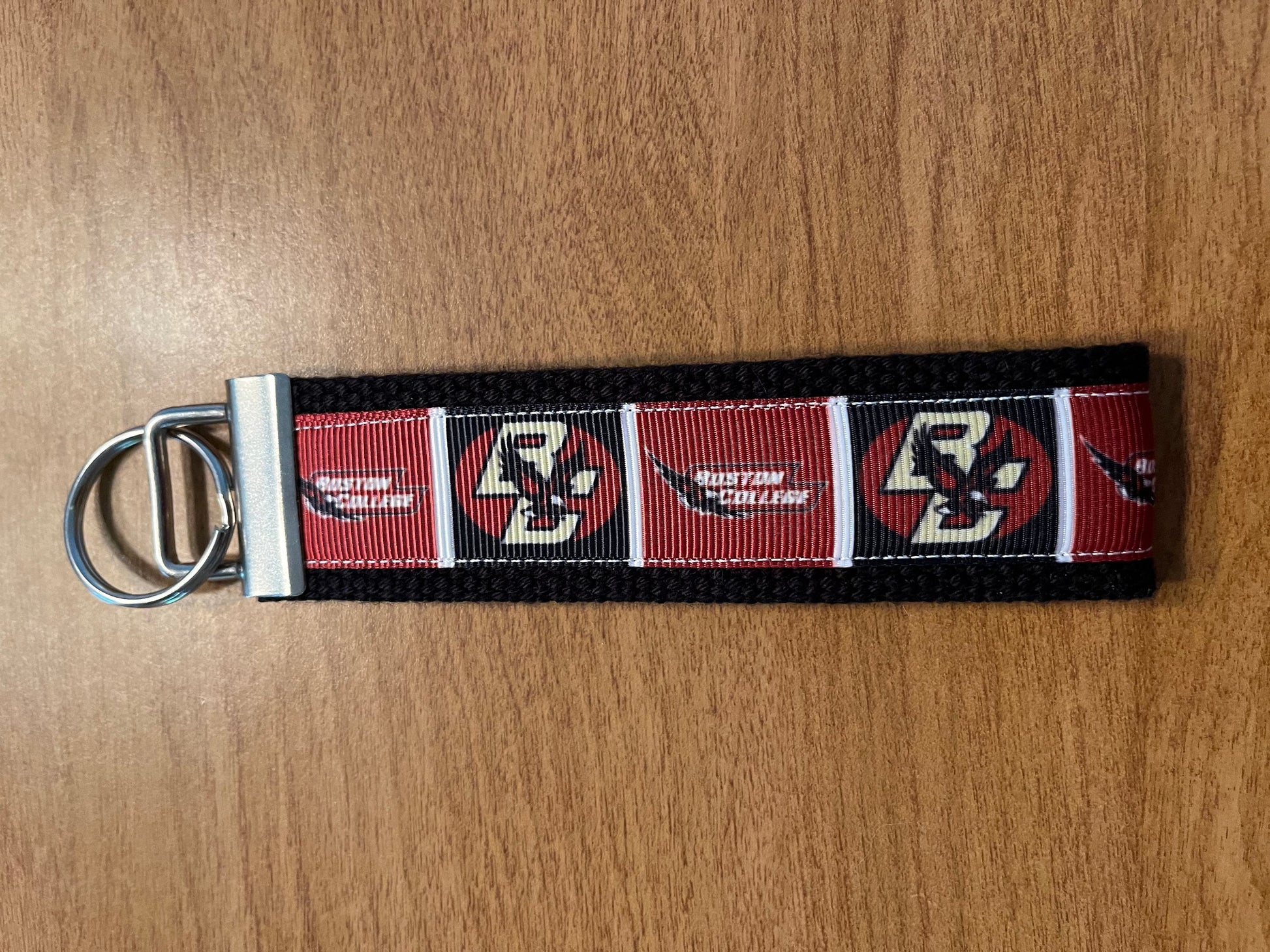 Boston College Cotton Webbing Keychain, Keyfob, Wristlet