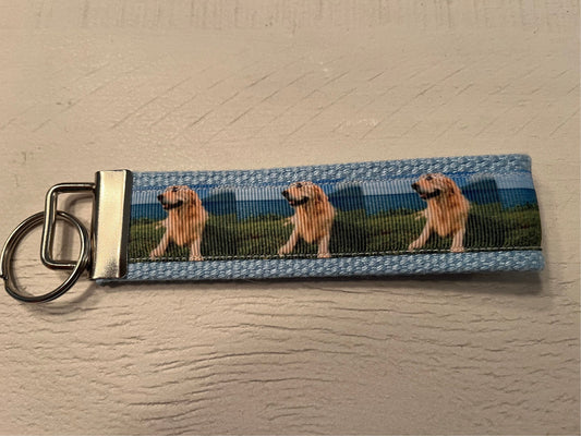 Golden Retriever Keychain – Dog Lover Gift, Retriever Puppy Key Fob, Pet Parent Accessory