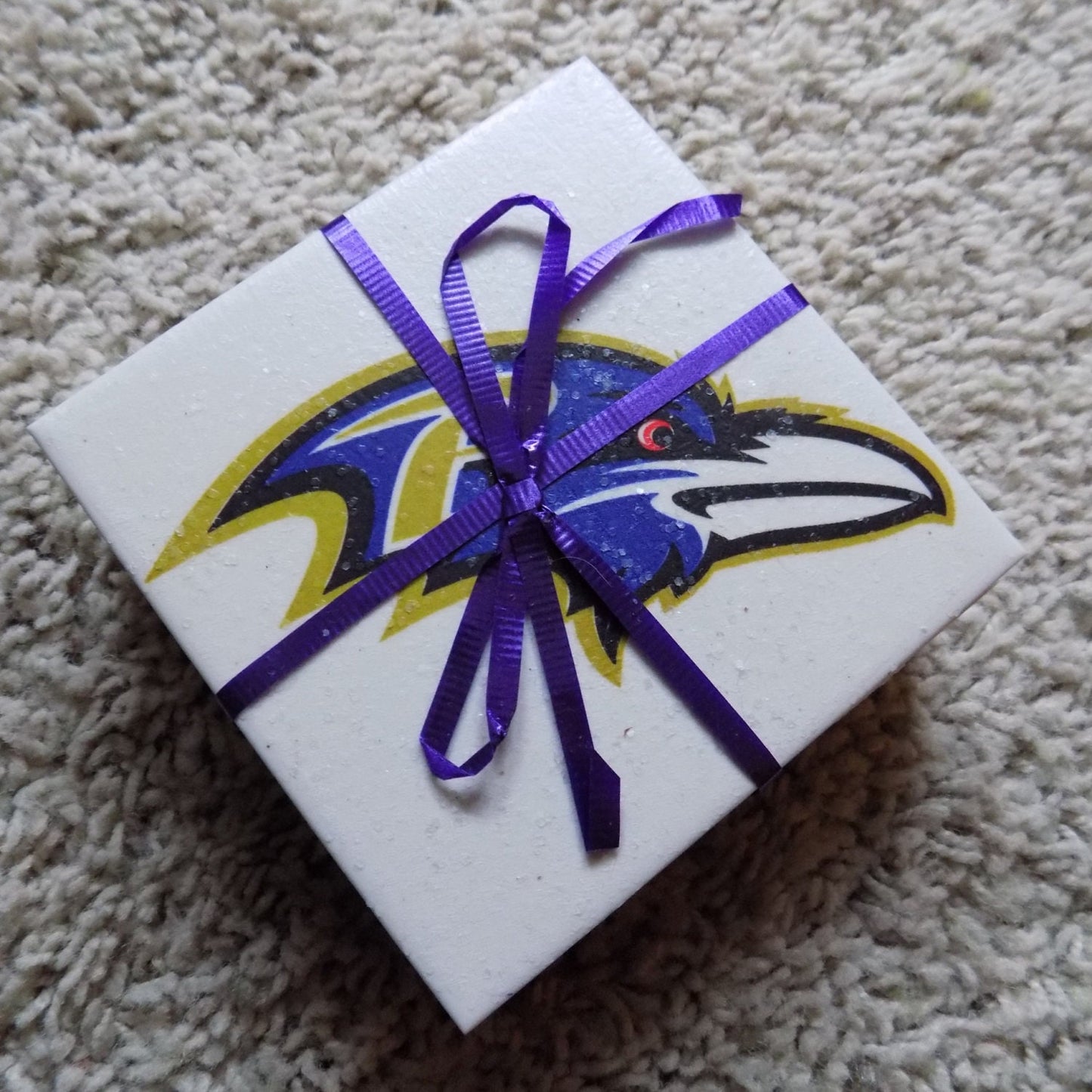 Baltimore Ravens Ceramic Tile Coasters (Set of 4)