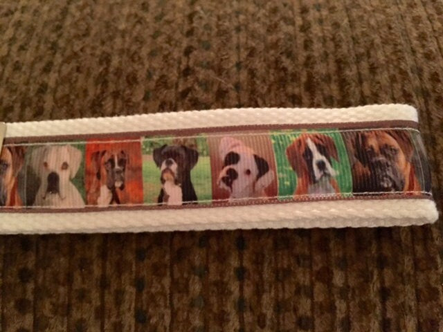 Boxer Cotton Webbing Keychain/ Wristlet/ Keyfob