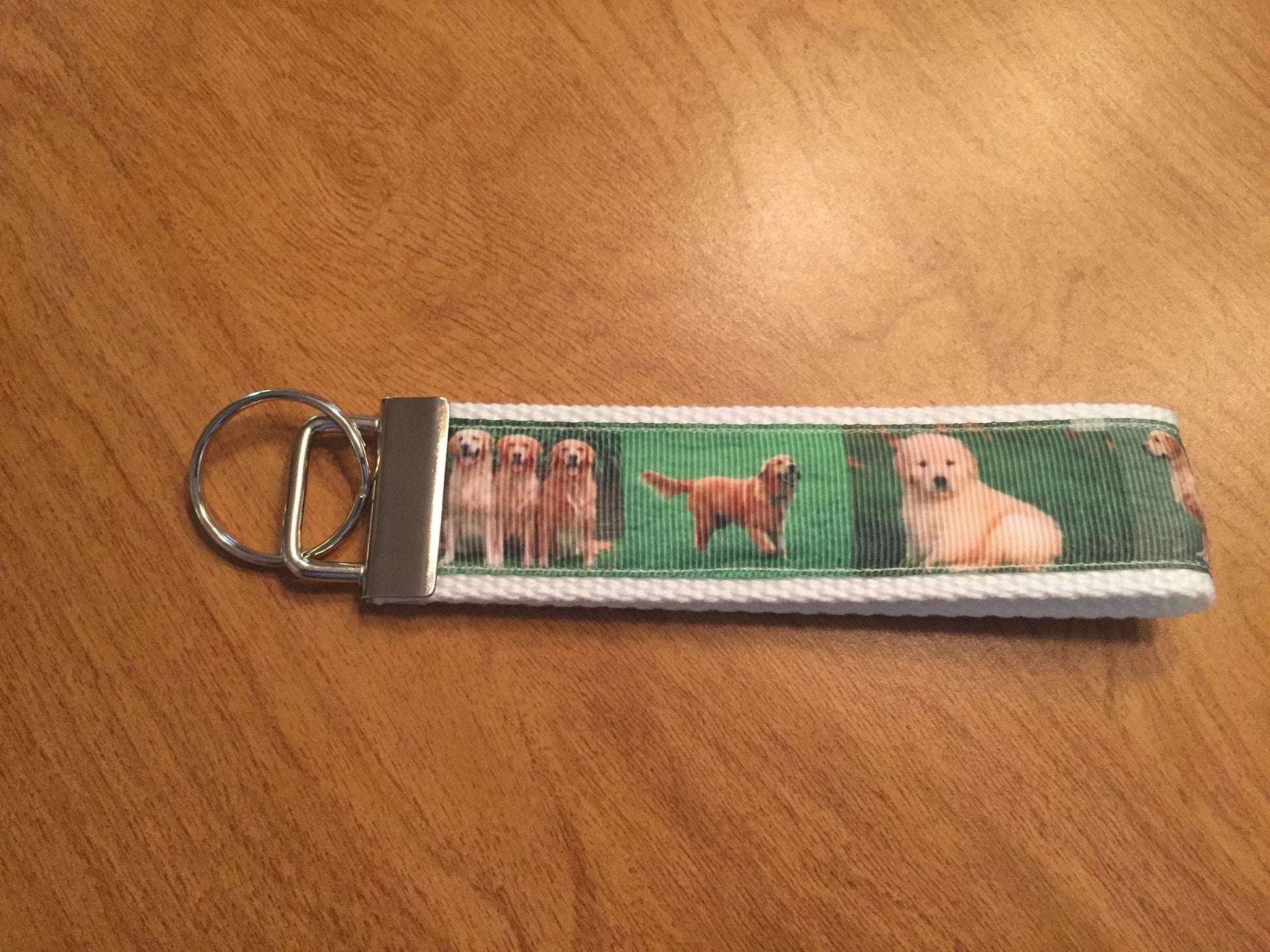Golden Retriever Keychain – Dog Lover Gift, Puppy Key Fob, Retriever Accessory