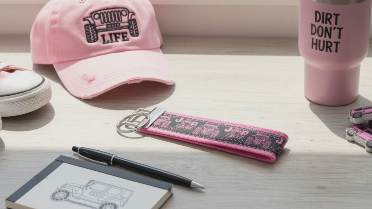 Jeep Girl Keychain