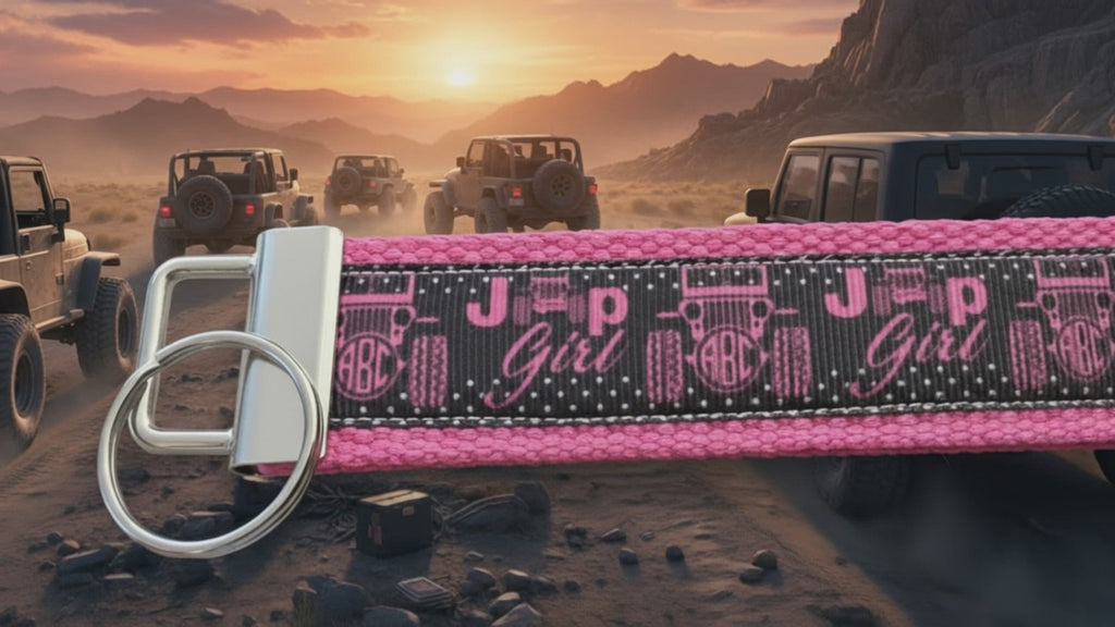 Jeep Girl Keychain